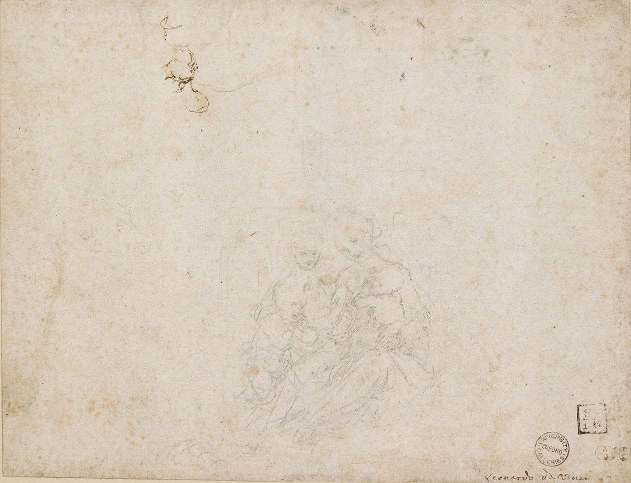 Jungfrun och det älskade barnet, 1472-1519 av Leonardo da Vinci