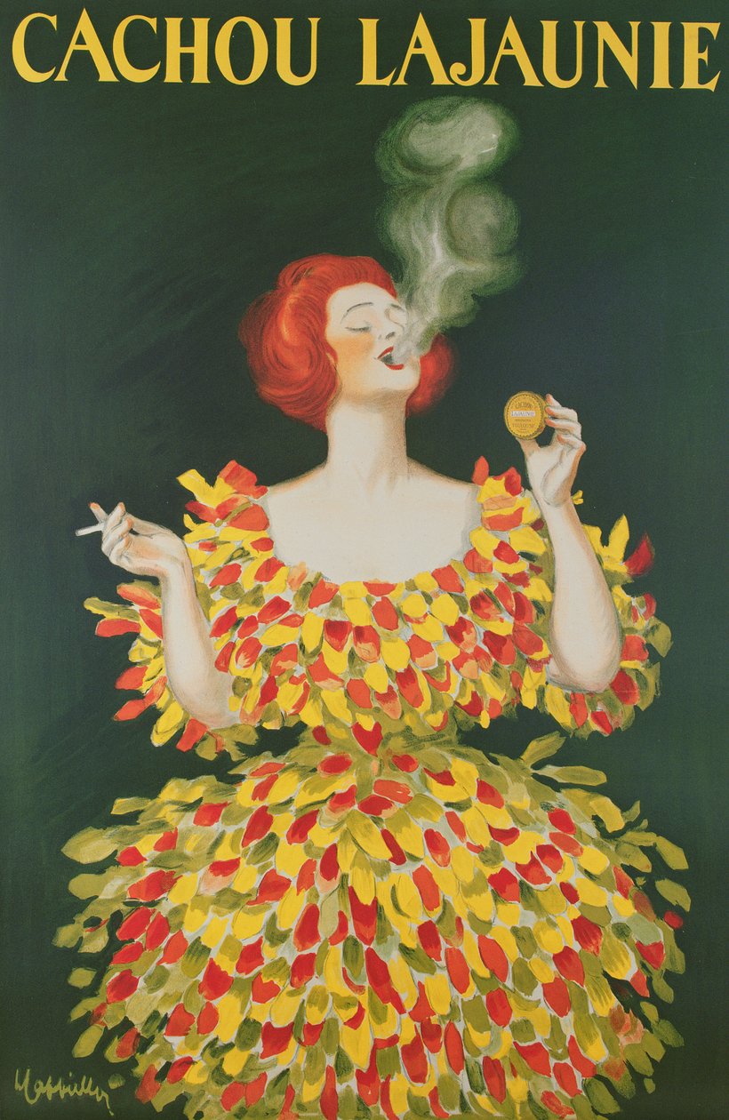 Affisch reklam cachou Lajaunie av Leonetto Cappiello