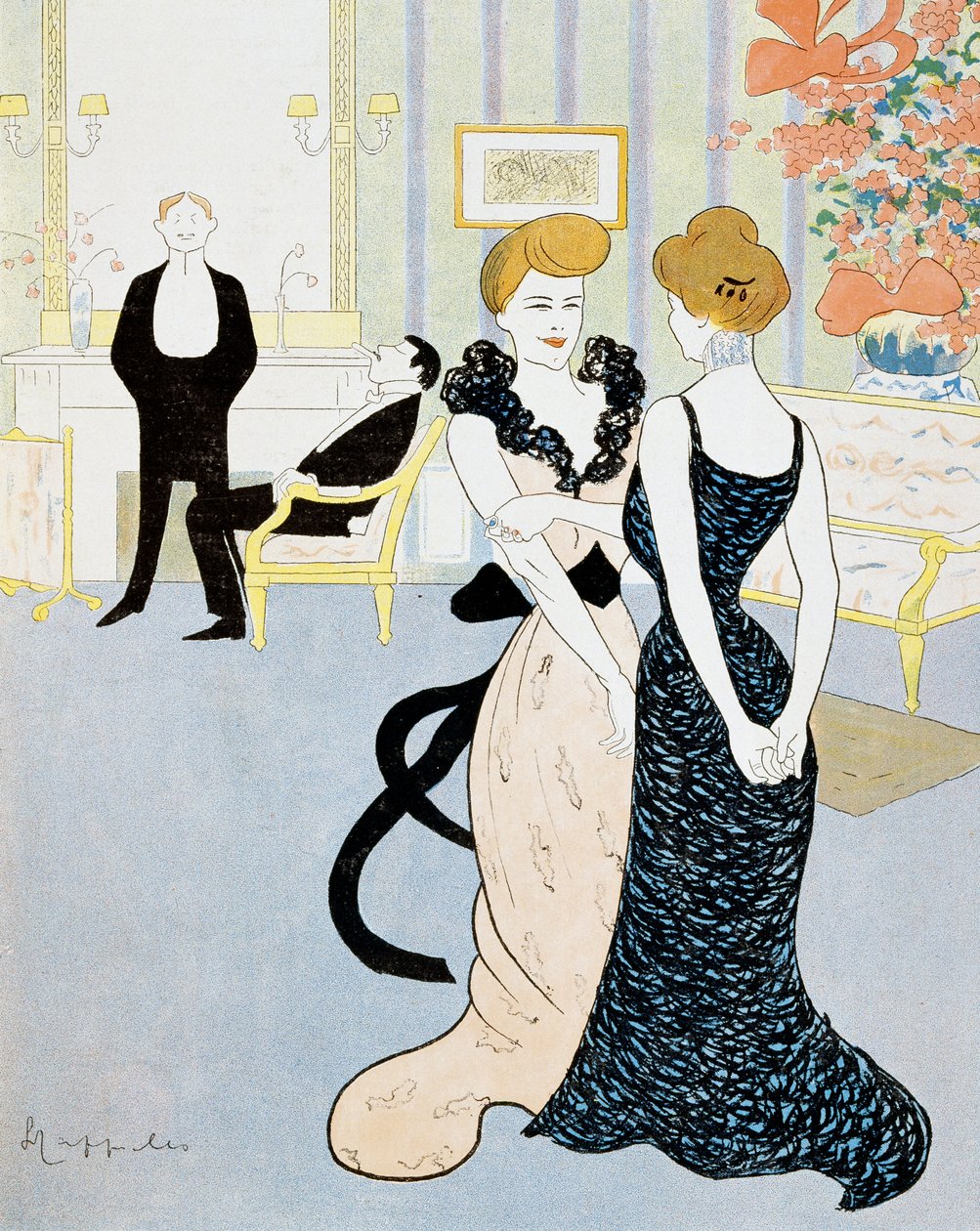 En annan lösning på gåtan, teckning av Leonetto Cappiello (1875-1942) av Leonetto Cappiello
