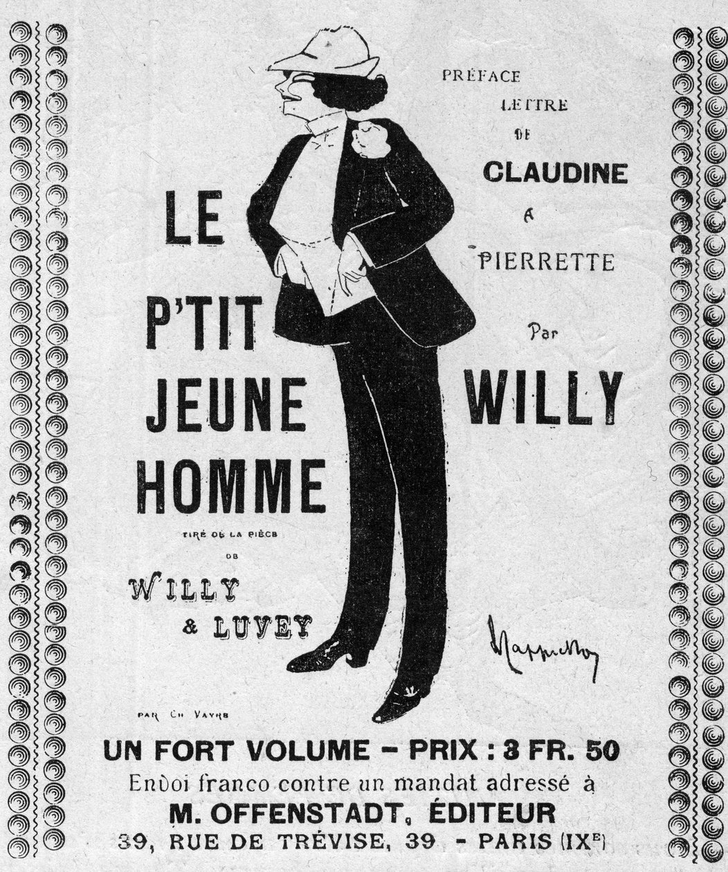 FLEECE EMILIE MARIE BOUCHU i ""The Little Young Man"" av Leonetto Cappiello