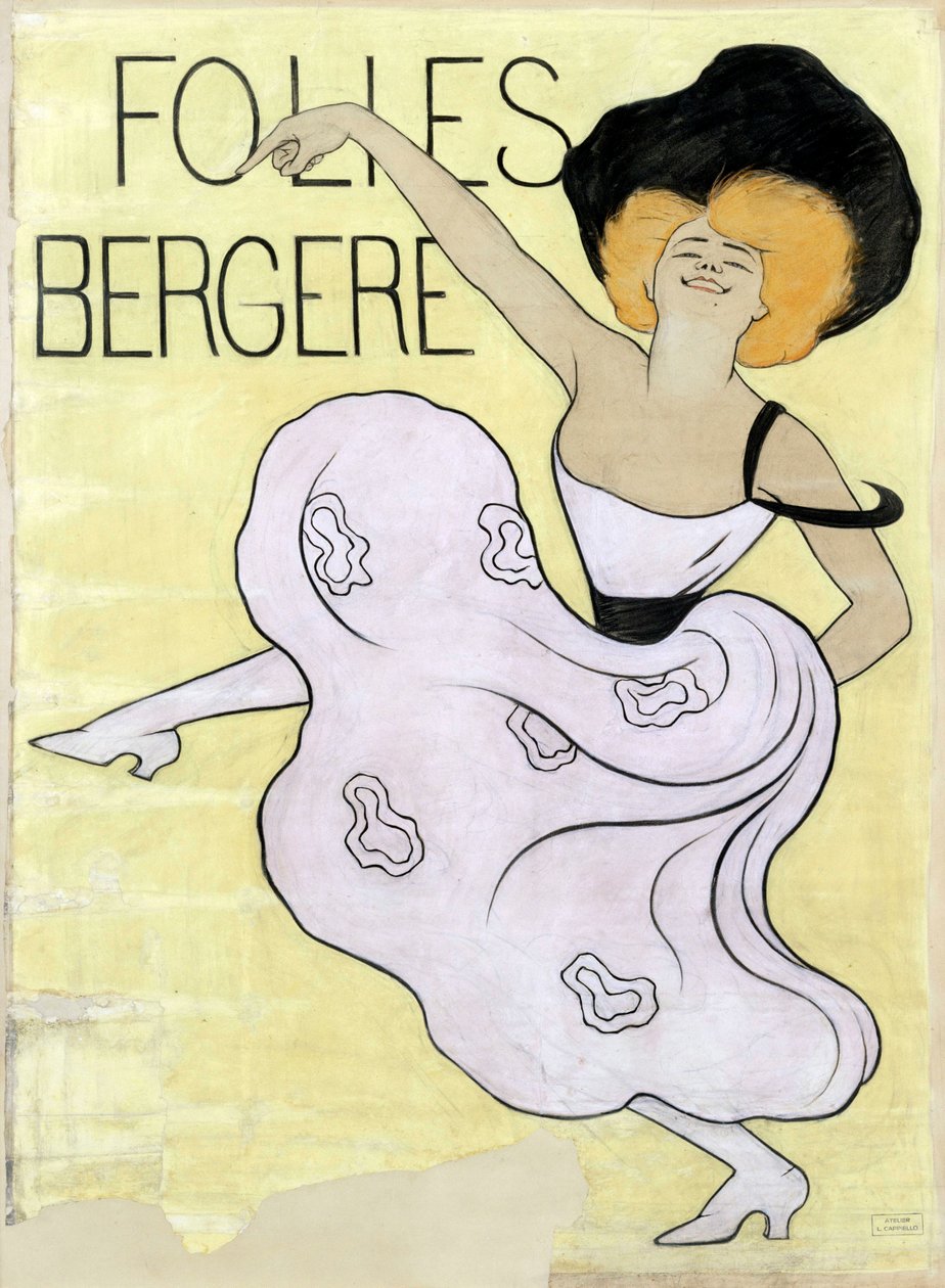 Folies Bergères, 1900 av Leonetto Cappiello
