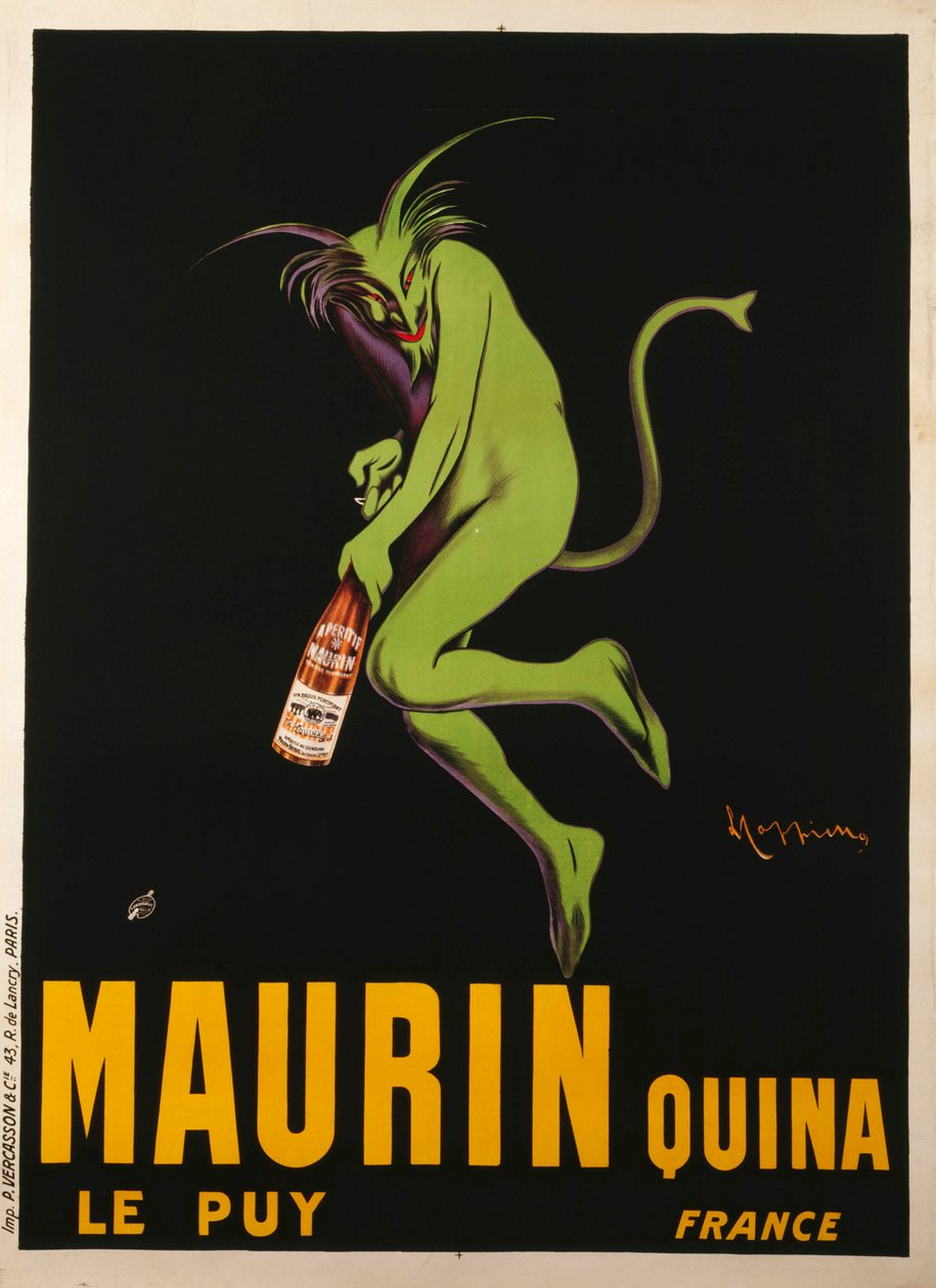 Maurin Quina, ca 1922 av Leonetto Cappiello