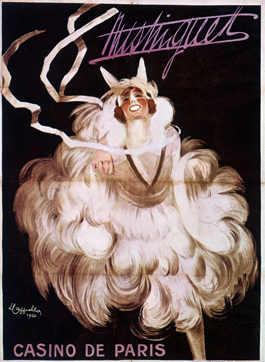 Mistinguett (Mistinguette) på Casino de Paris, affisch av Leonetto Cappiello (1875-1942) av Leonetto Cappiello