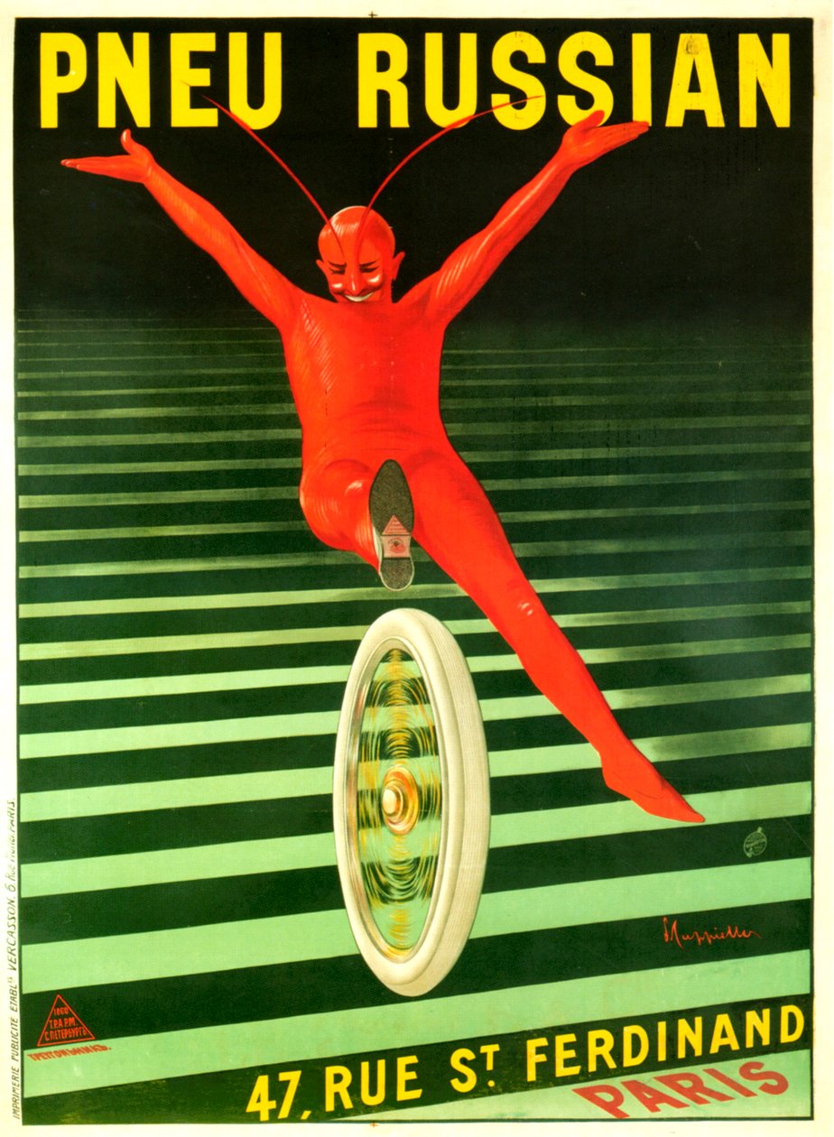Pneu rysk-amerikansk av Leonetto Cappiello