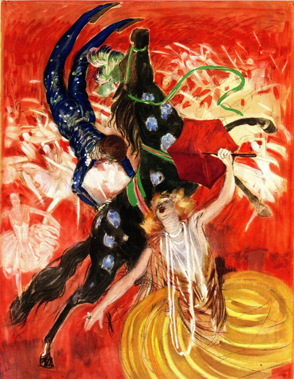 Cirkusen - komposition av Leonetto Cappiello (1875-1942) 1923 av Leonetto Cappiello