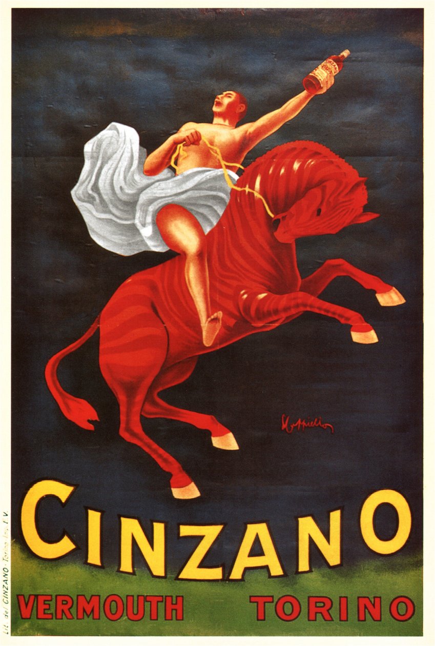 Vermouth Cinzano (affisch) av Leonetto Cappiello