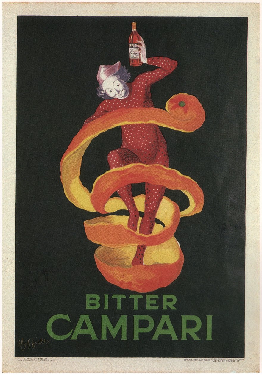 reklam för Bitter Campari av Leonetto Cappiello