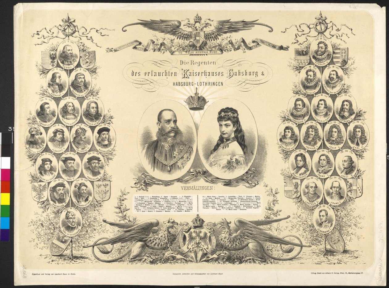Ärkehertig av Österrike Regent av den adliga kejserliga familjen Habsburg  Habsburg Lorraine av Leonhard Bauer