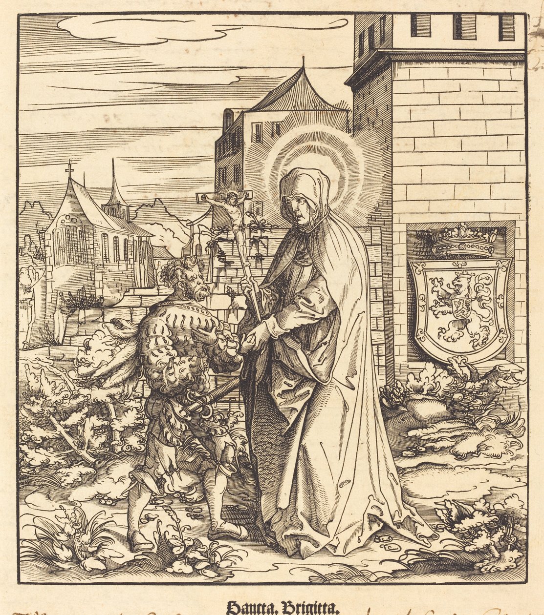 Heliga Birgitta av Leonhard Beck