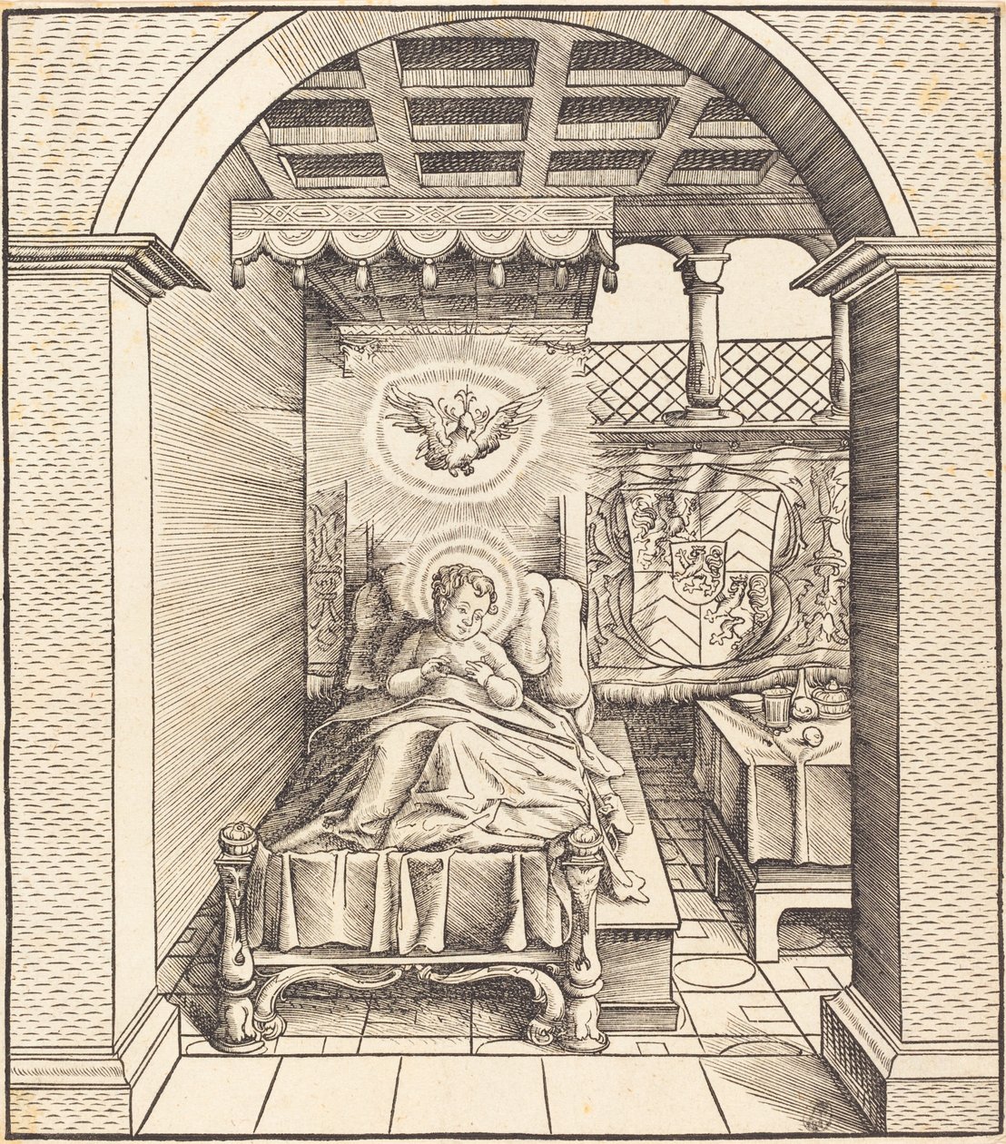 Sankt Dentalinus av Leonhard Beck