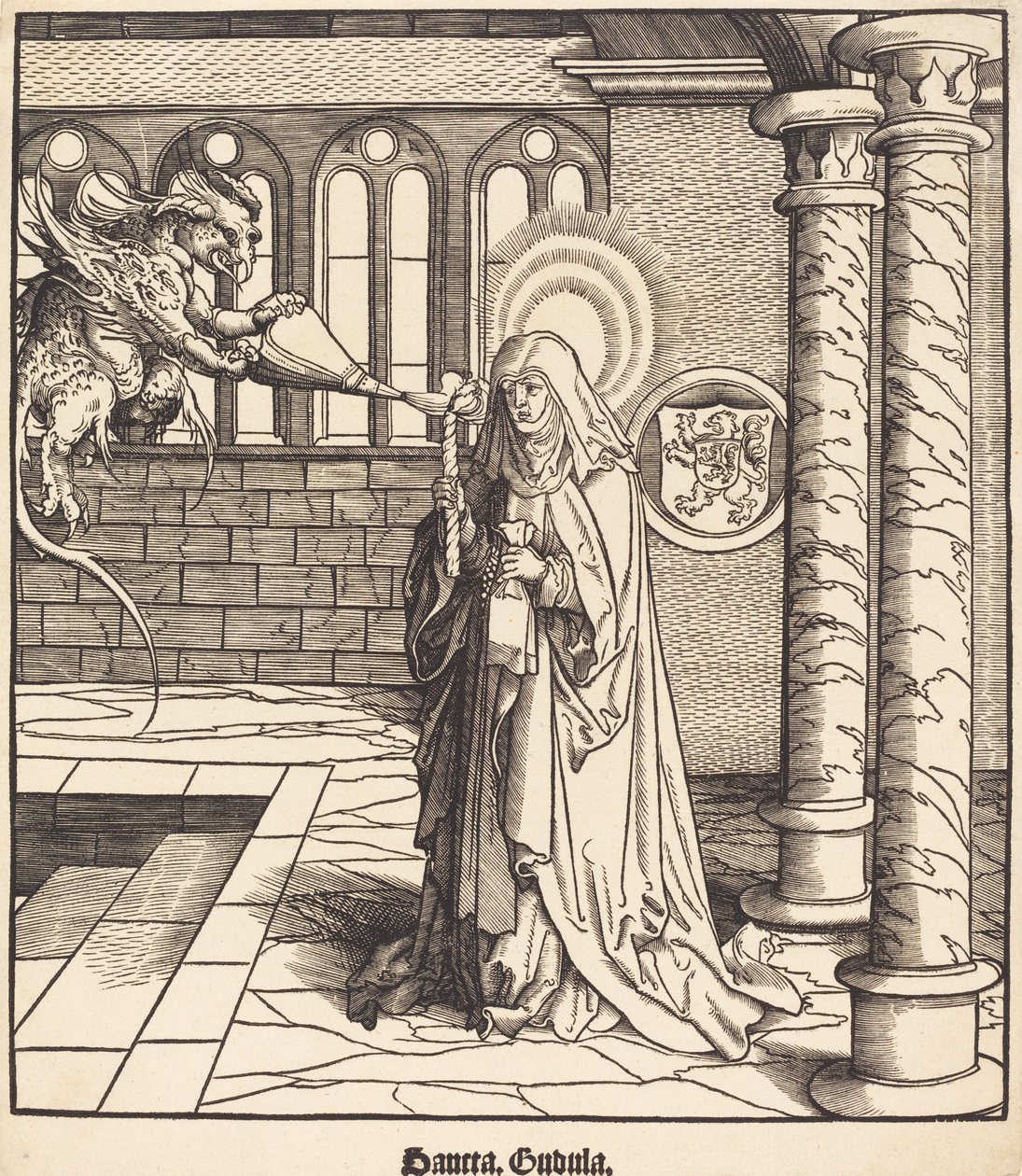 Sankta Gudula av Leonhard Beck