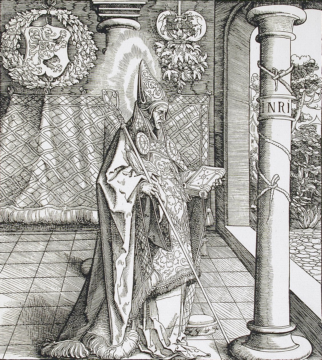 Sankta Farahildis av Leonhard Beck