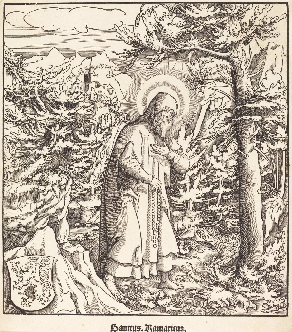 Sankt Ramaricus av Leonhard Beck