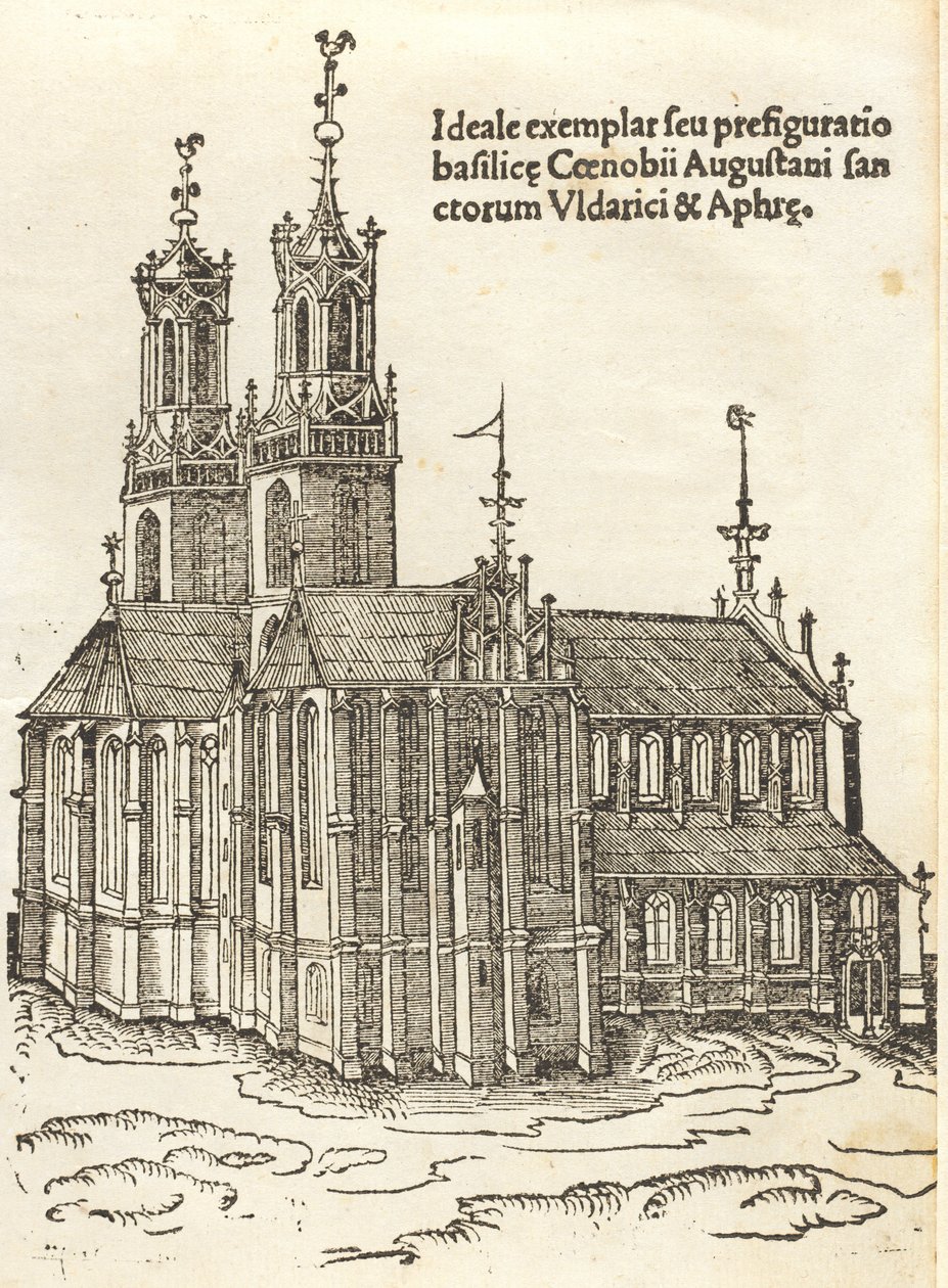 Kristi ärorika bekännare Uldaricus och Sympertus av Leonhard Beck and Berno of Reichenau