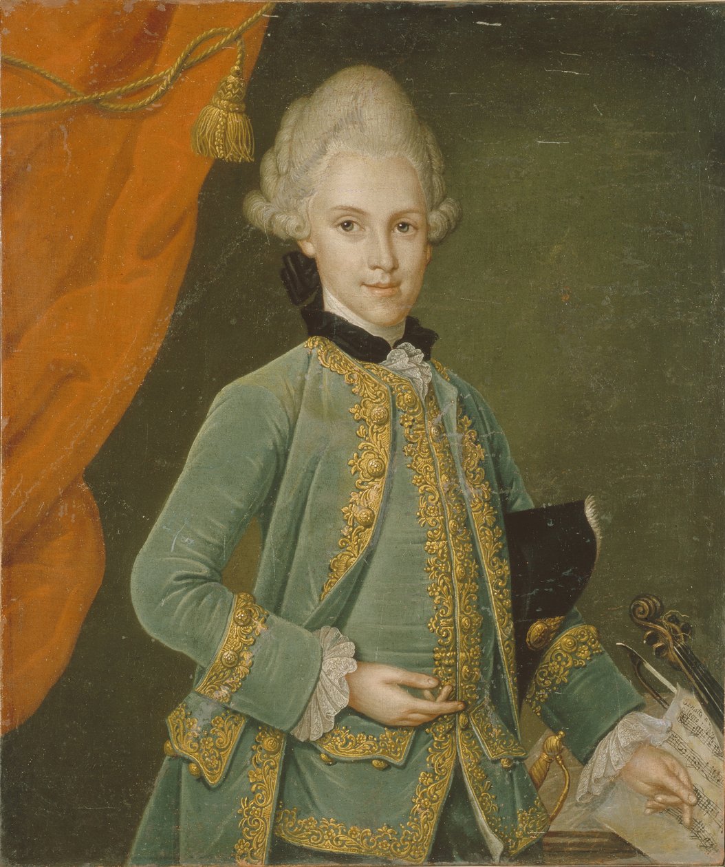 Porträtt av greve Karl Gustav von Simolin 1715-1777 av Leonhard Schorer
