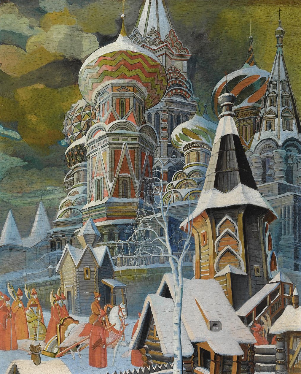 Saint Basils katedral av Leonid Mikhaylovich Brailovsky