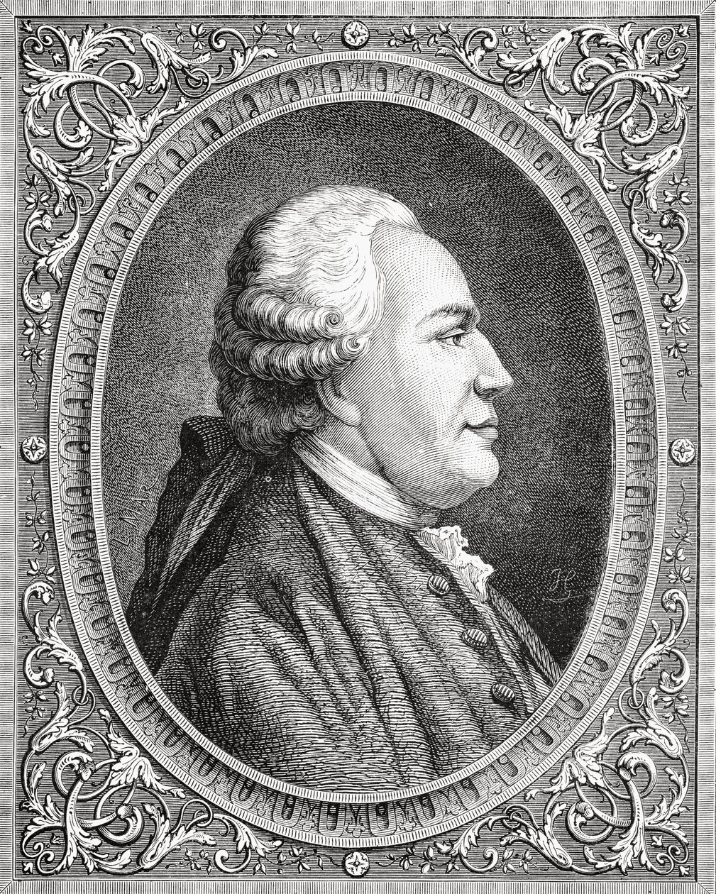 Porträtt av Franz Anton Mesmer (1734-1815), tysk läkare av Leopold Mar