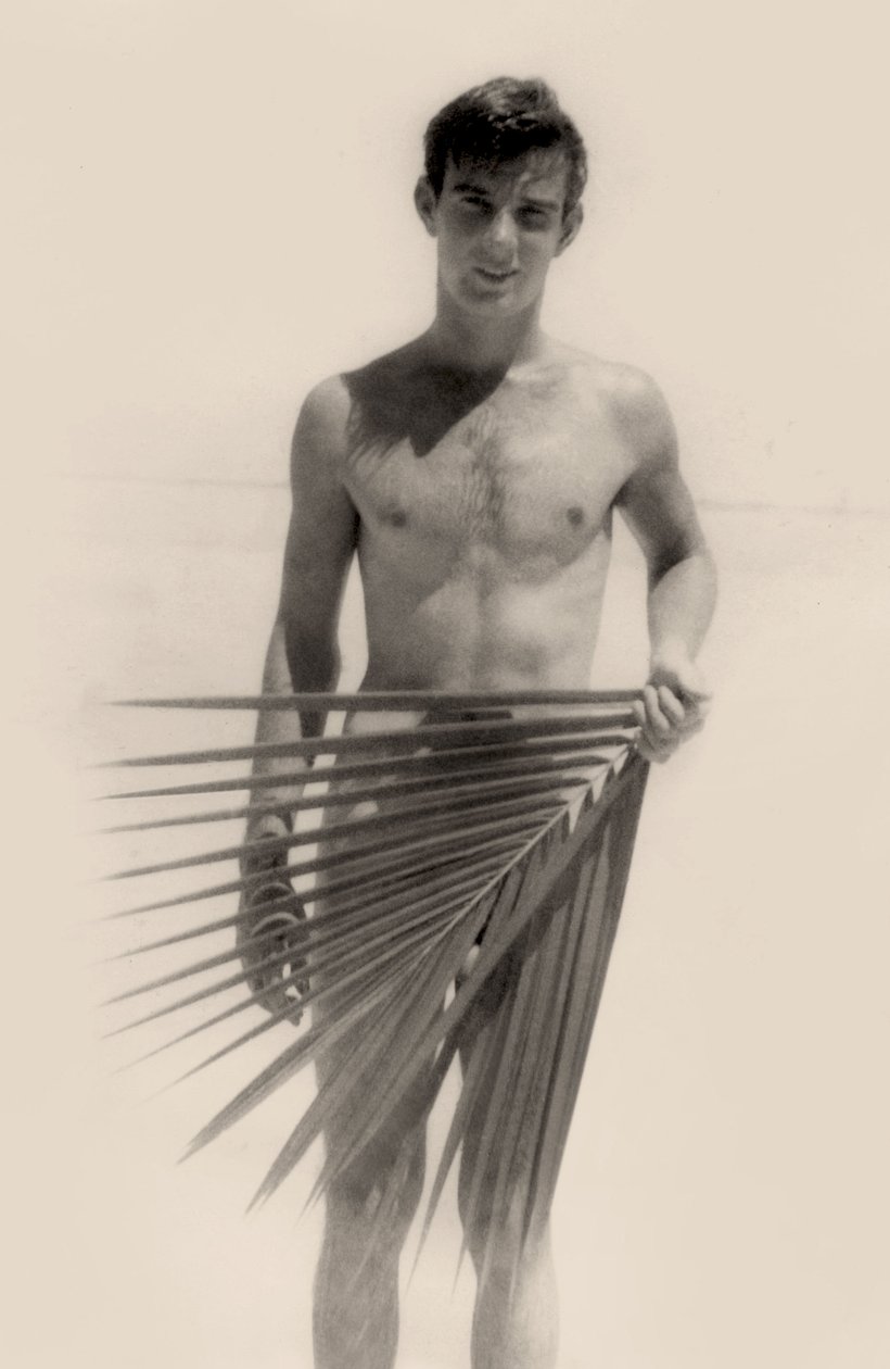 Amerikansk soldat på Los Black-stranden, Admiralitetsöarna, Nya Guinea. 1944 (foto) av Leopold Blonder
