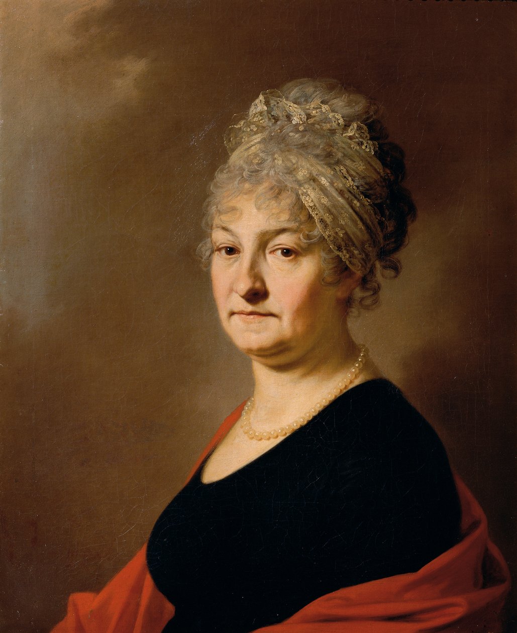 Byst af friherrinnan Schlassnig, f. barer av Leopold Blonder