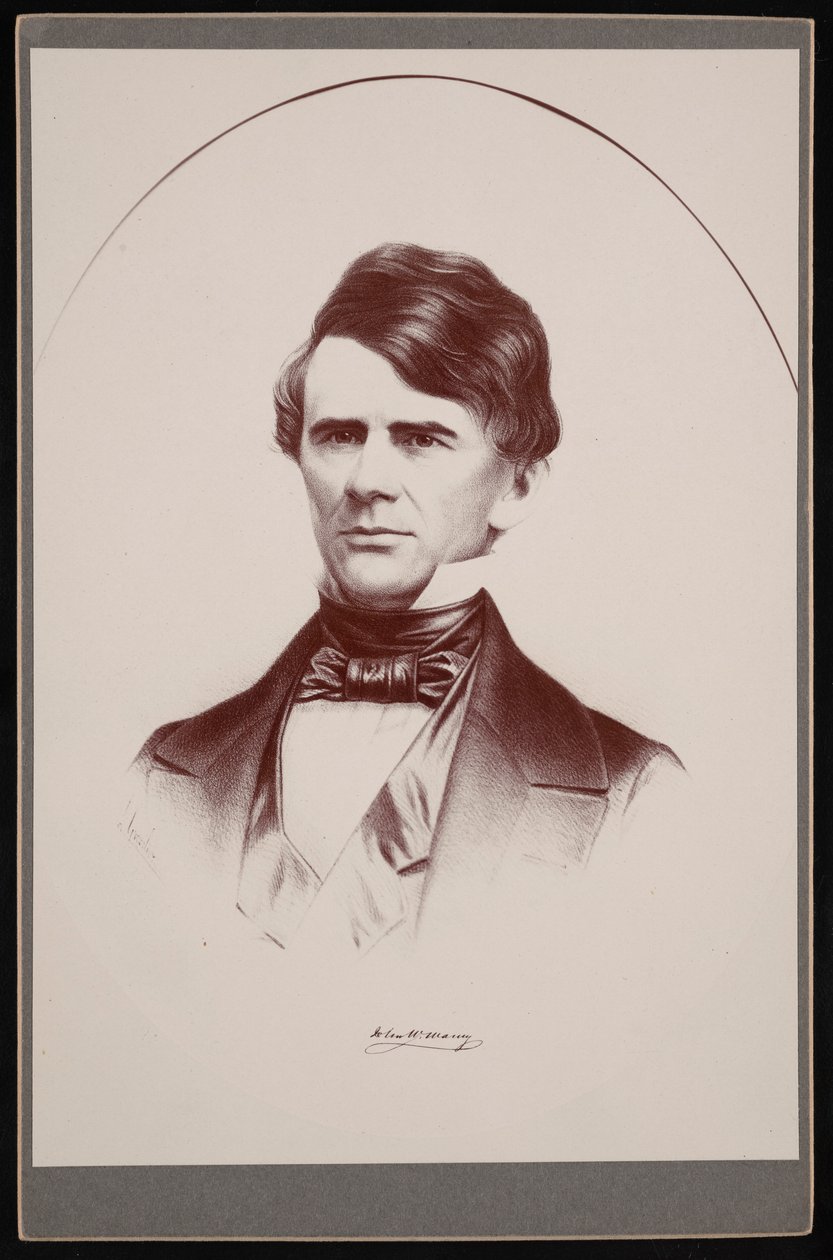 Porträtt av John Walker Maury 1809-1855, 1855. av Leopold Grozelier