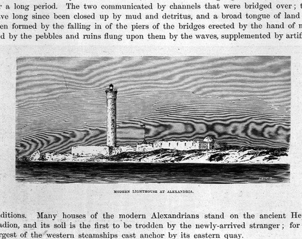Den moderna fyren i Alexandria av Leopold Karl Muller