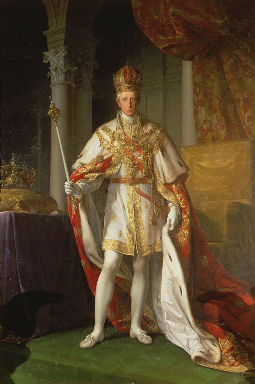 Kejsar Franz II av Österrike (1768-1835) av Leopold Kupelwieser