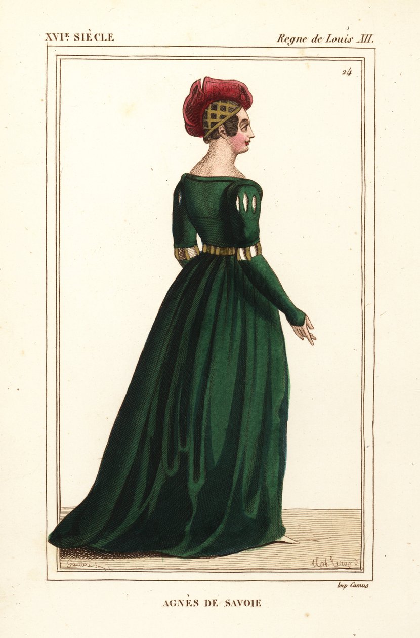 Agnes av Savojen, grevinna av Longueville av Leopold Massard