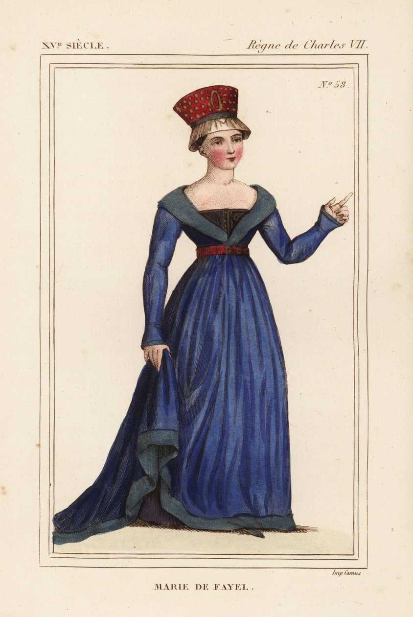 Marie de Fayel, grevinna av Dammartin, hustru till Renaud de Nanteuil, seigneur d