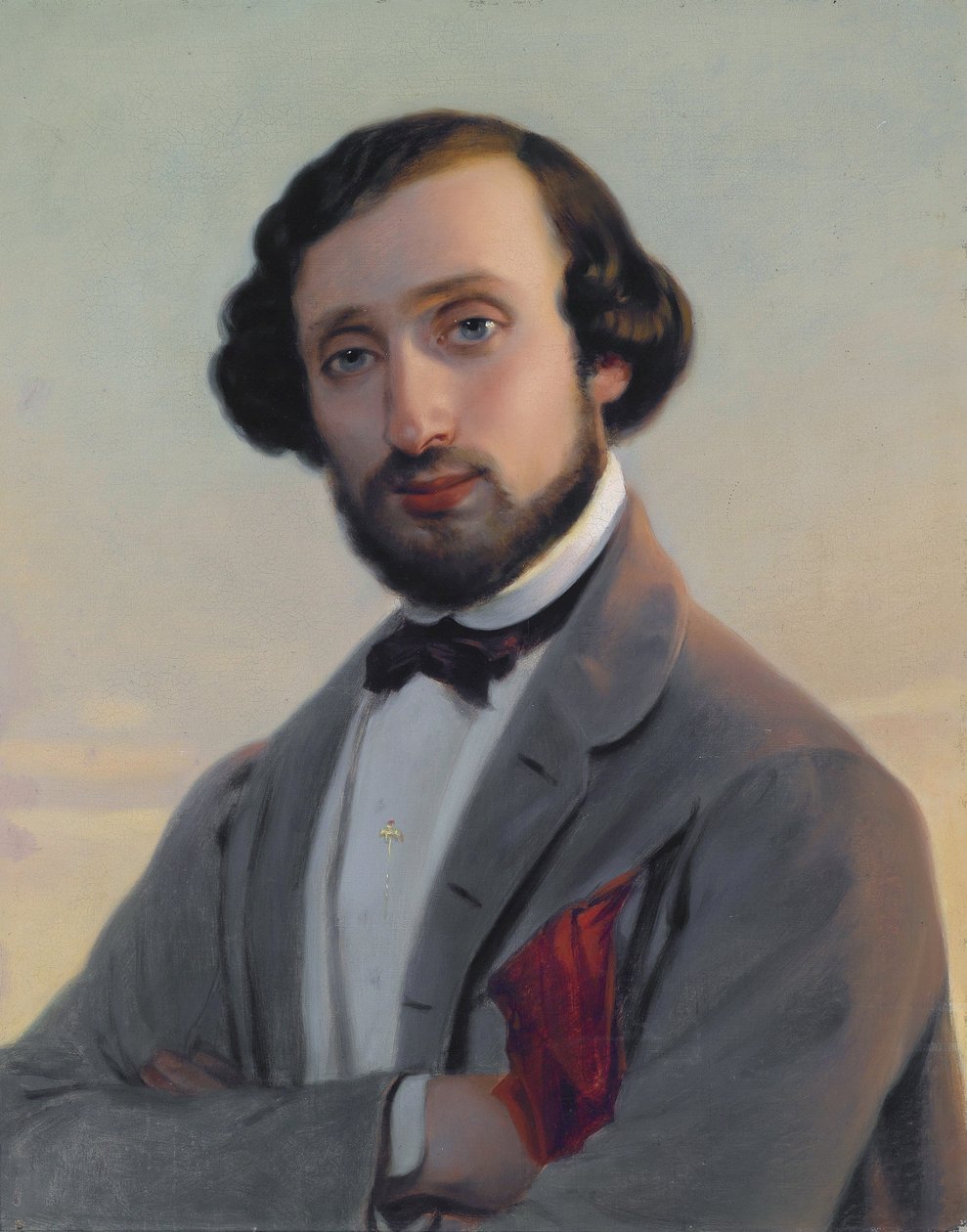 Porträtt av Ludwig August Frankl von Hochwart (1810-1894) av Leopold Pollak