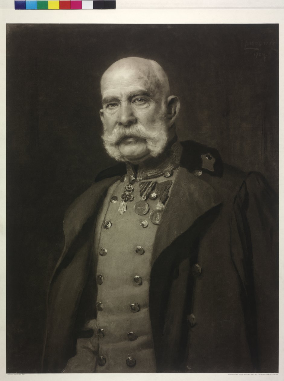 Kejsare av Österrike Franz Joseph I av Leopold Stephan (after) Horovitz