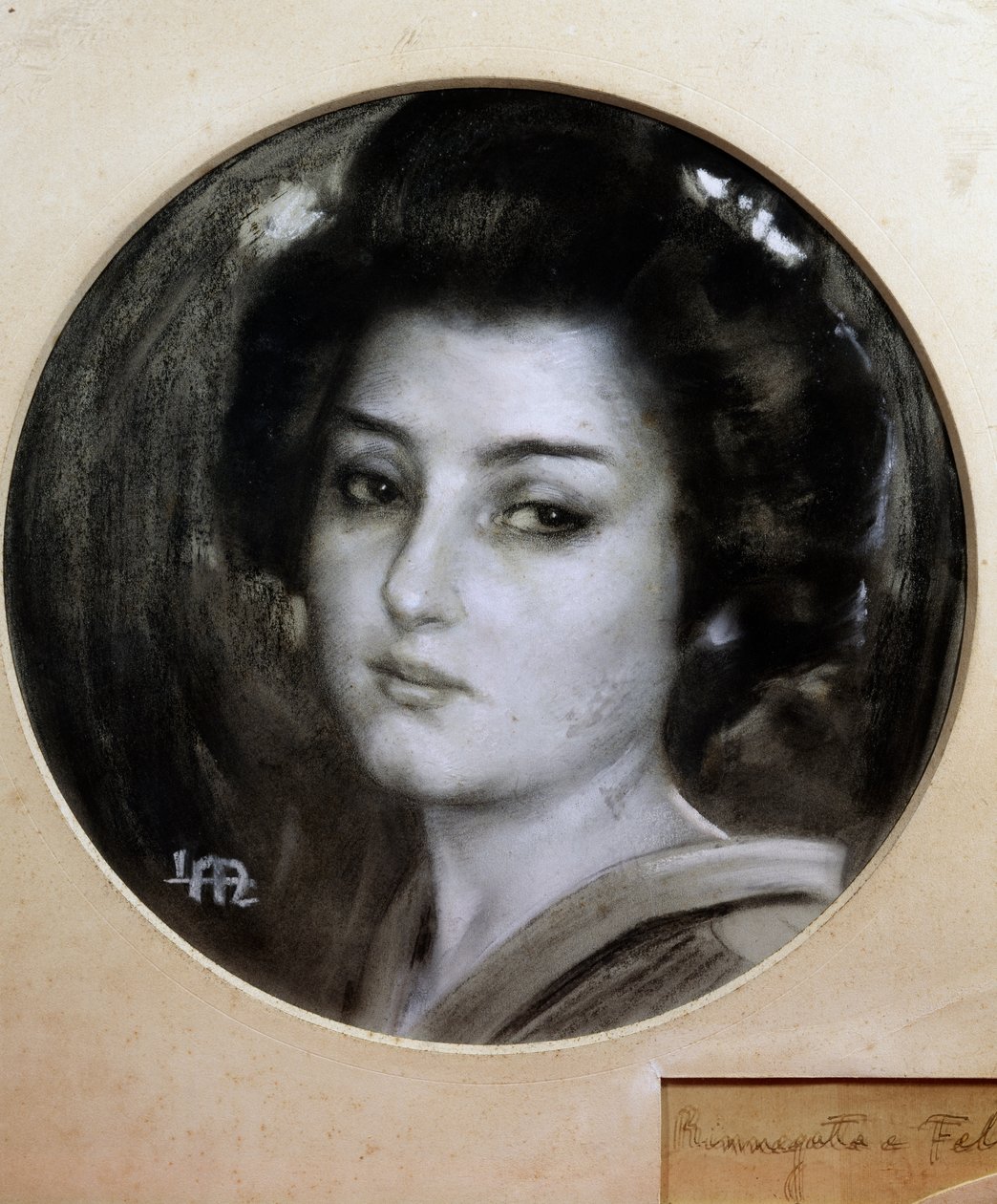 Madama Butterfly, skiss av Leopoldo Metlicovitz (1868-1944) till operan med samma namn av Giacomo Puccini av Leopoldo Metlicovitz