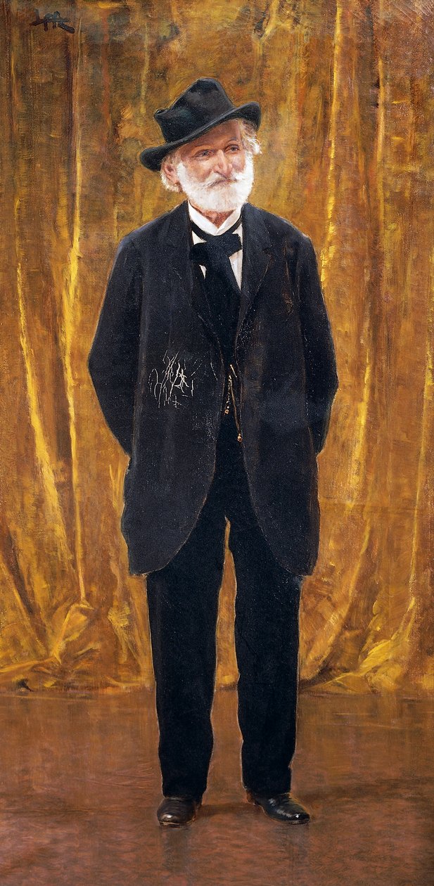 Porträtt av Giuseppe Verdi (olja på duk) av Leopoldo Metlicovitz