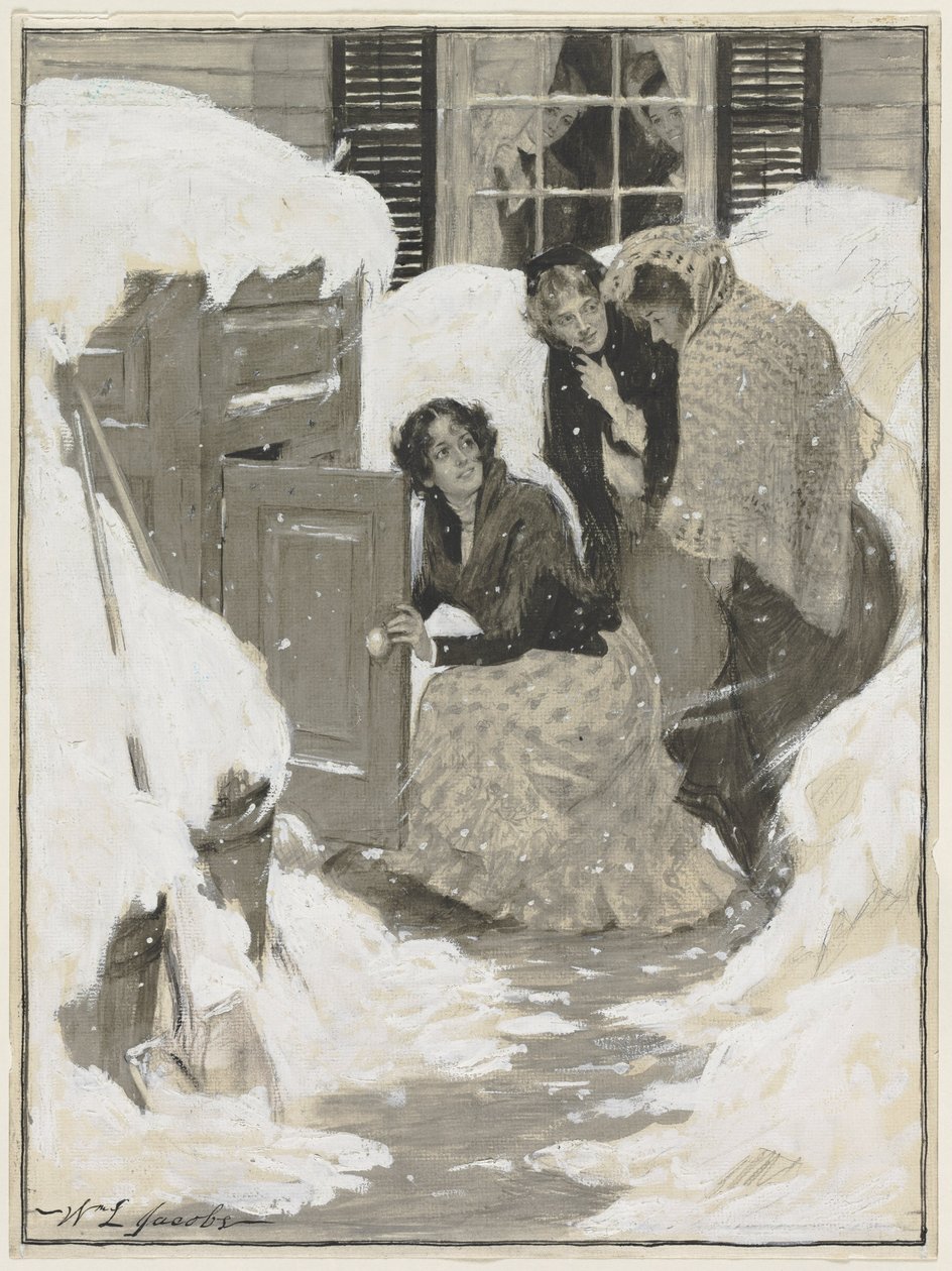 Sketch for a Book Illustration (akvarell) av Leroy William Jacobs