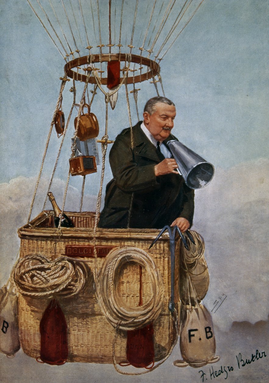 Frank Hedges Butler, "Spy"-tecknad film från "Vanity Fair, pub. 1907 av Leslie Matthew Ward