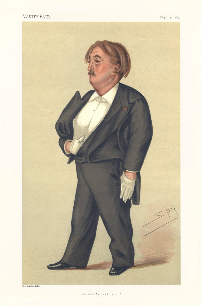 Paul Gustave Doré - porträtt av Leslie Matthew (1851 1922) Ward