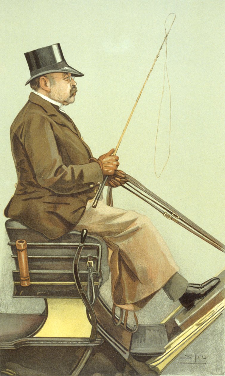 Fyra i hand (färg litho) av Leslie Matthew Ward