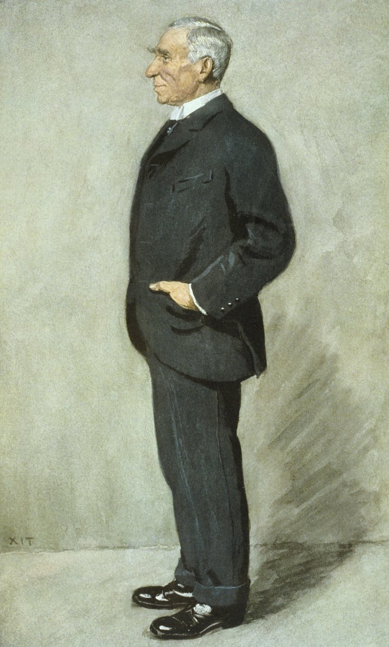 John Porter (färgad litografi) av Leslie Matthew Ward