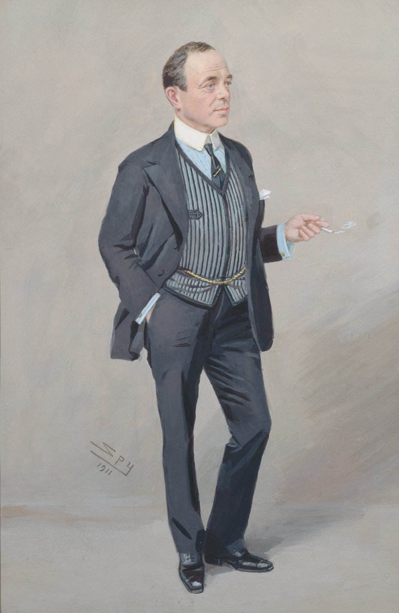 "Spion" tecknad av kapten Robert Falcon Scott (1868-1912) av Leslie Matthew (1851 1922) Ward