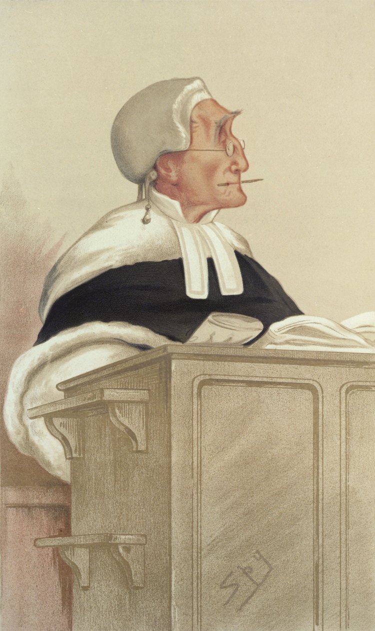 Den ärade Sir Anthony Cleasby av Leslie Matthew Ward