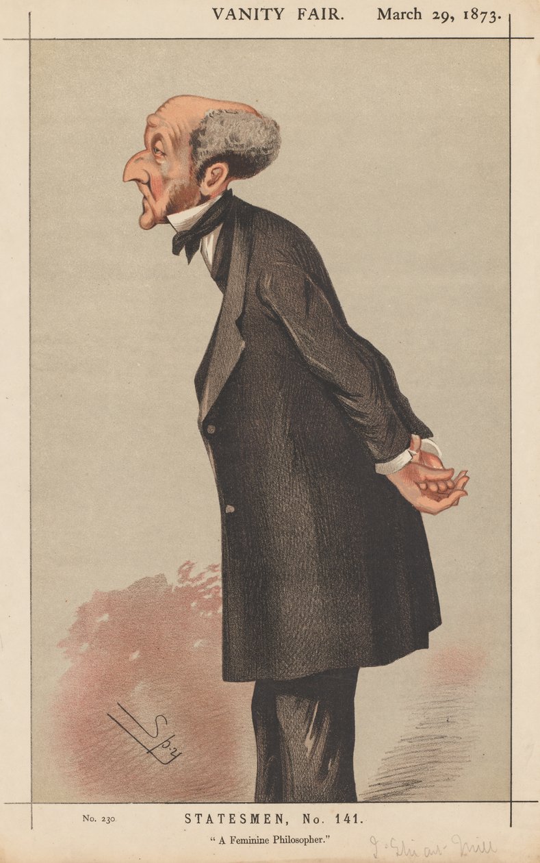 Vanity Fair: Statesman, nr 141 "A Feminine Philosopher" av Leslie Matthew (Spy) Ward