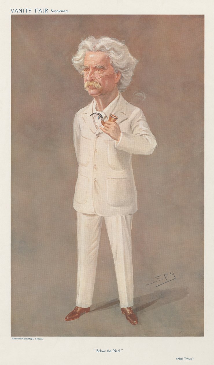 Under märket, Mark Twain av Leslie Matthew Spy Ward