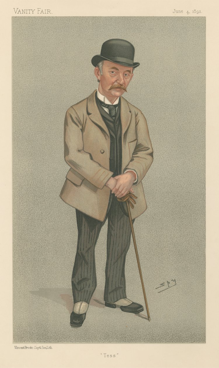 Tess, Thomas Hardy (Vanity Fair-serien) av Leslie Matthew Spy Ward