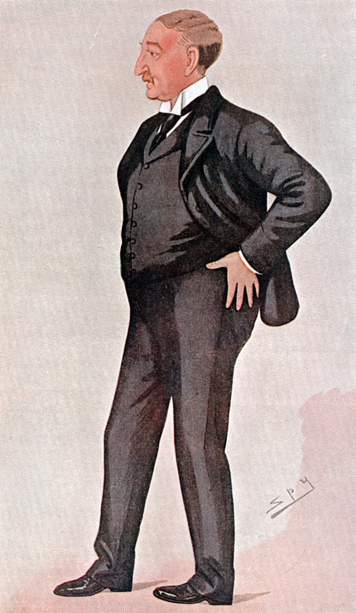 Cecil Rhodes, brittiskfödd sydafrikan, finansman, statsman och imperiumbyggare, 1891 av Leslie Matthew Ward