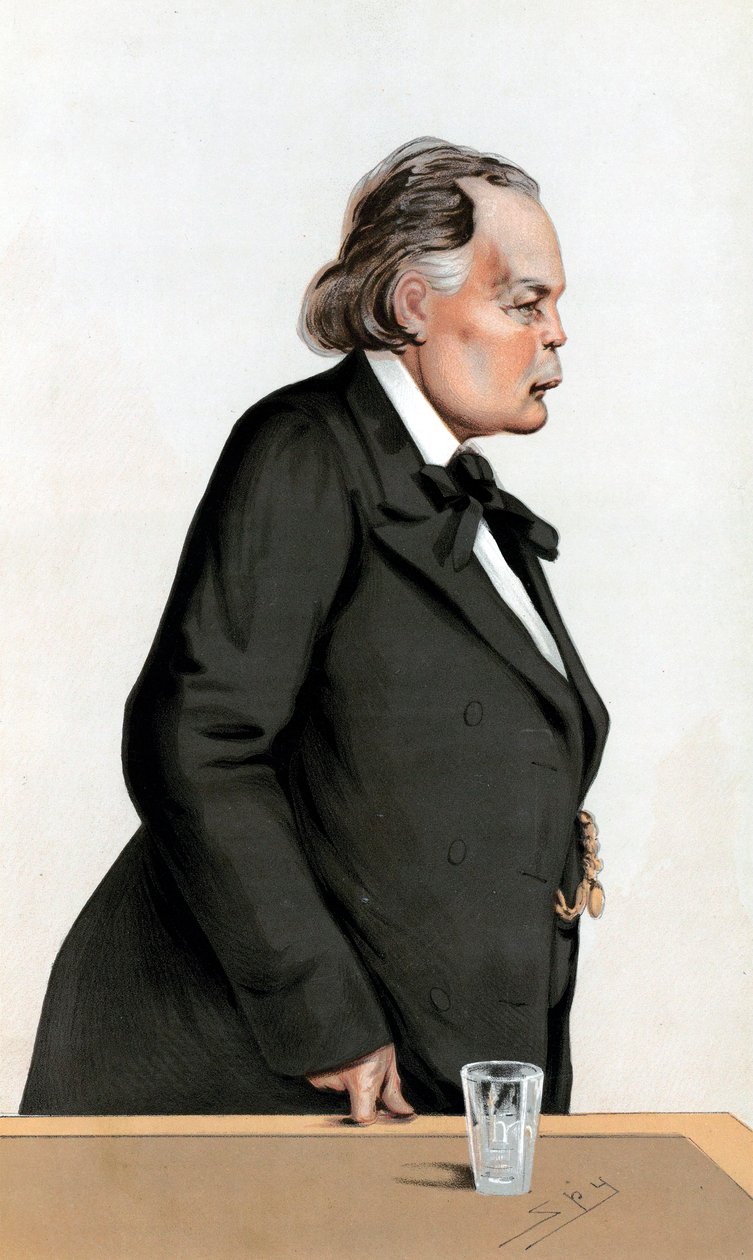 Charles Bradlaugh 1833-1891 brittisk fritänkare och social reformator av Leslie Matthew Ward