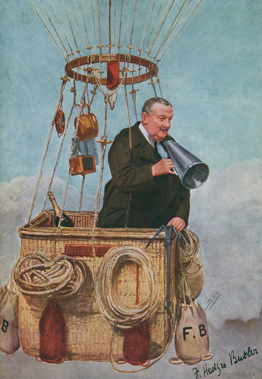 Frank Hedges Butler, illustration från Vanity Fair, 11 december 1907 av Leslie Matthew Ward