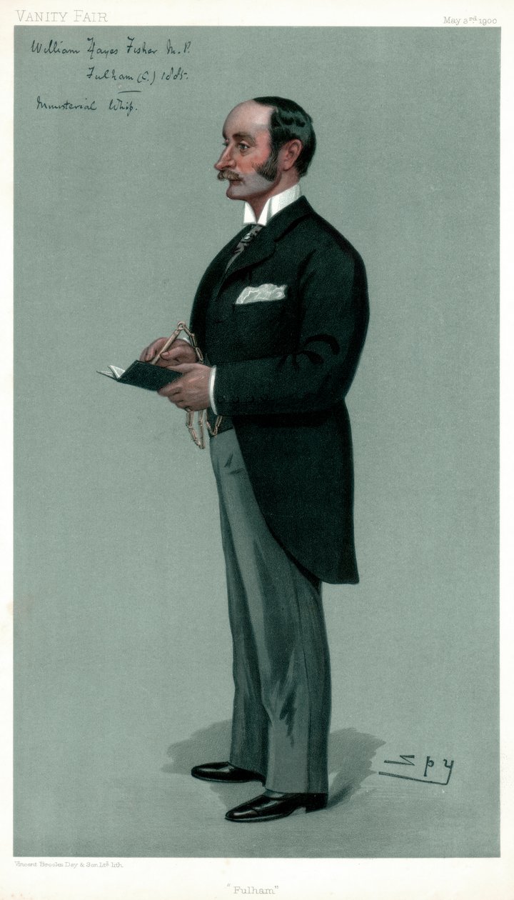Fulham, William Hayes Fisher, brittisk politiker, 1900. av Leslie Matthew Ward