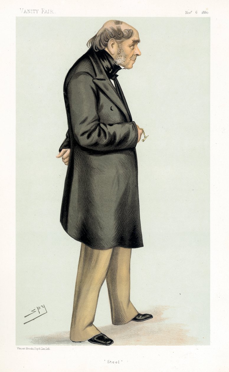Henry Bessemer, brittisk ingenjör, uppfinnare och industriman, 1880 av Leslie Matthew Ward