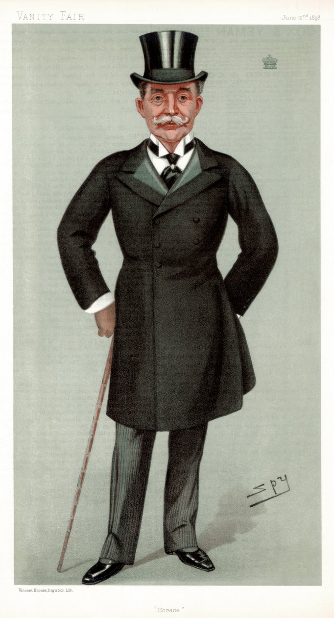 Horace, Lord Farquhar, brittisk finansman och politiker, 1898. av Leslie Matthew Ward