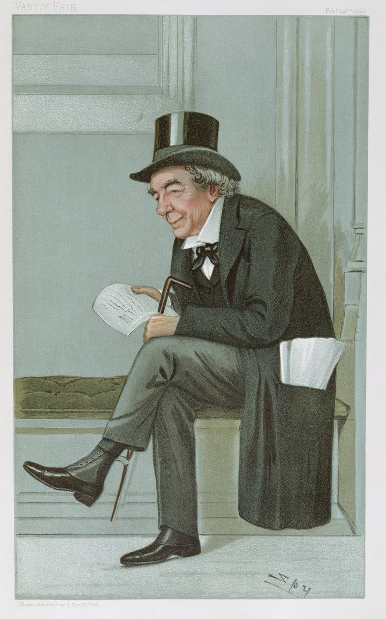 James Staats Forbes, "spion" tecknad film från Vanity Fair, pub. 1900 av Leslie Matthew Ward