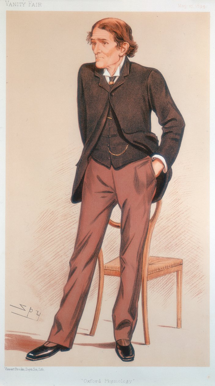 John Scott Burdon-Sanderson, brittisk fysiolog, 1894 av Leslie Matthew Ward